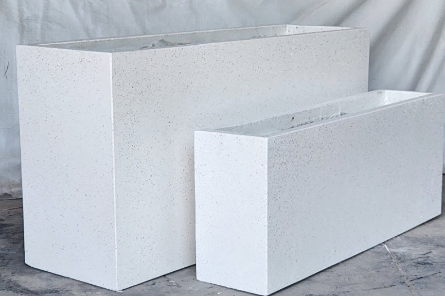 Fiber Terrazzo Narrow Trough
