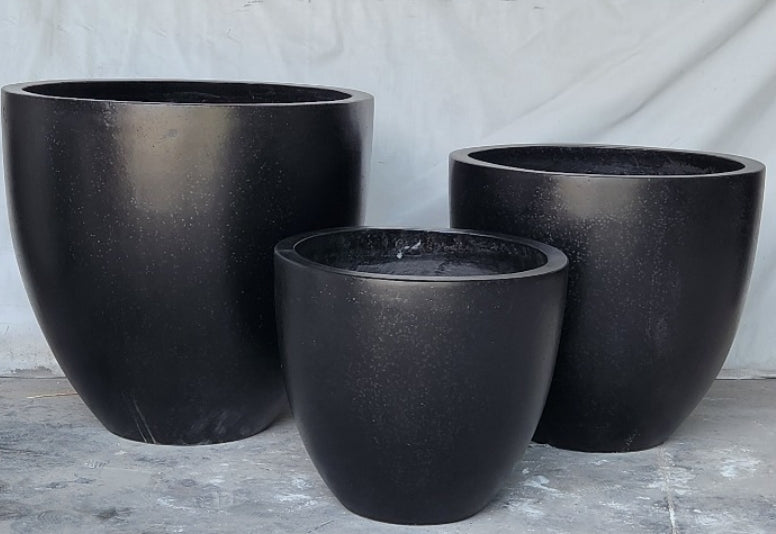 Fiber Terrazzo Egg Pots