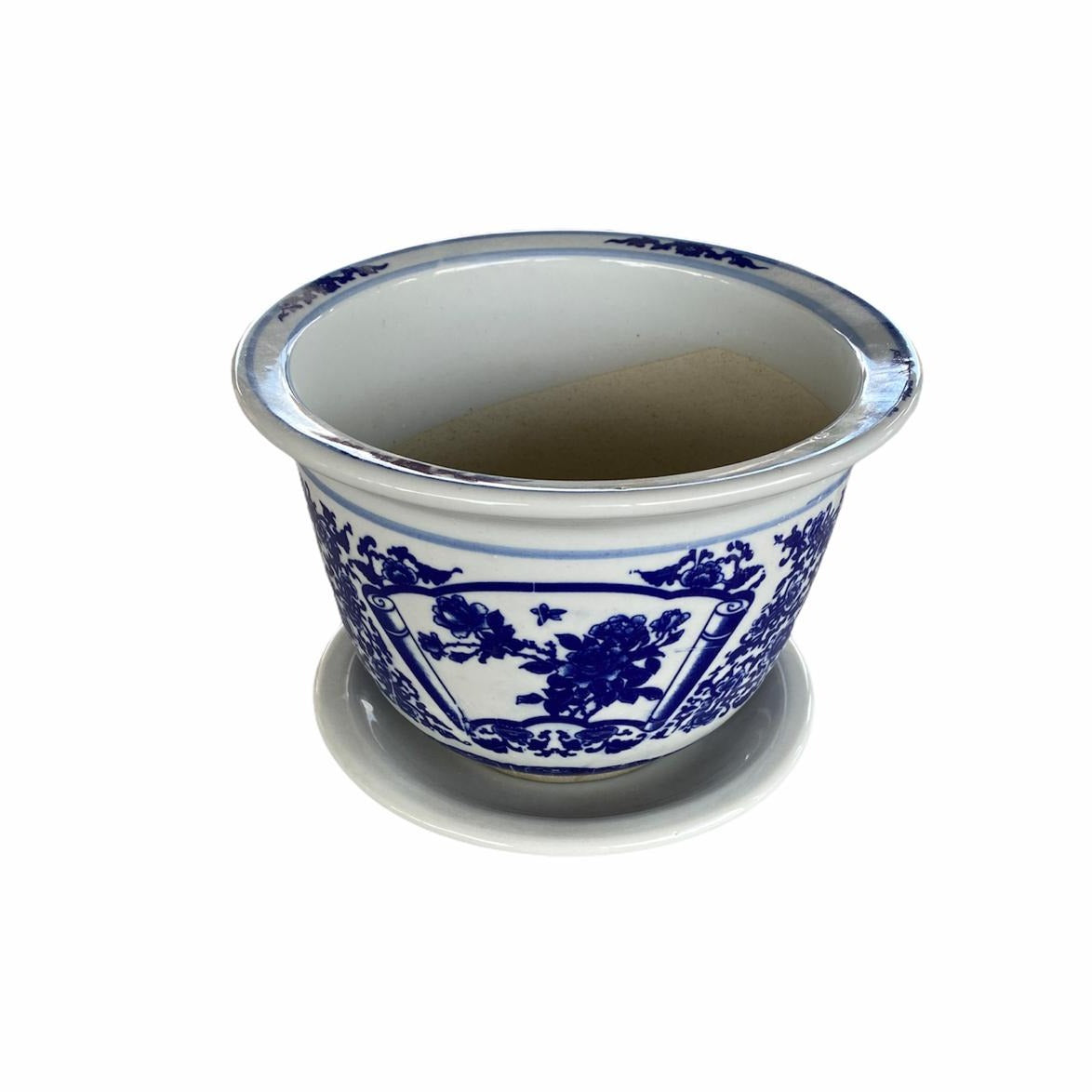 Oriental Classic Blue and White Pot