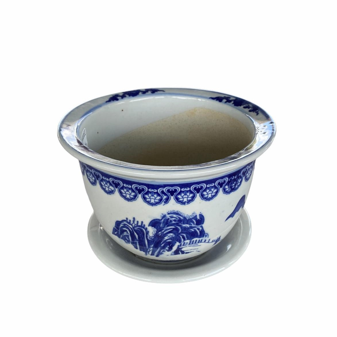 Oriental Classic Blue and White Pot