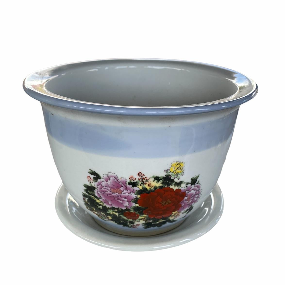 Oriental Designer Blue and White Pot