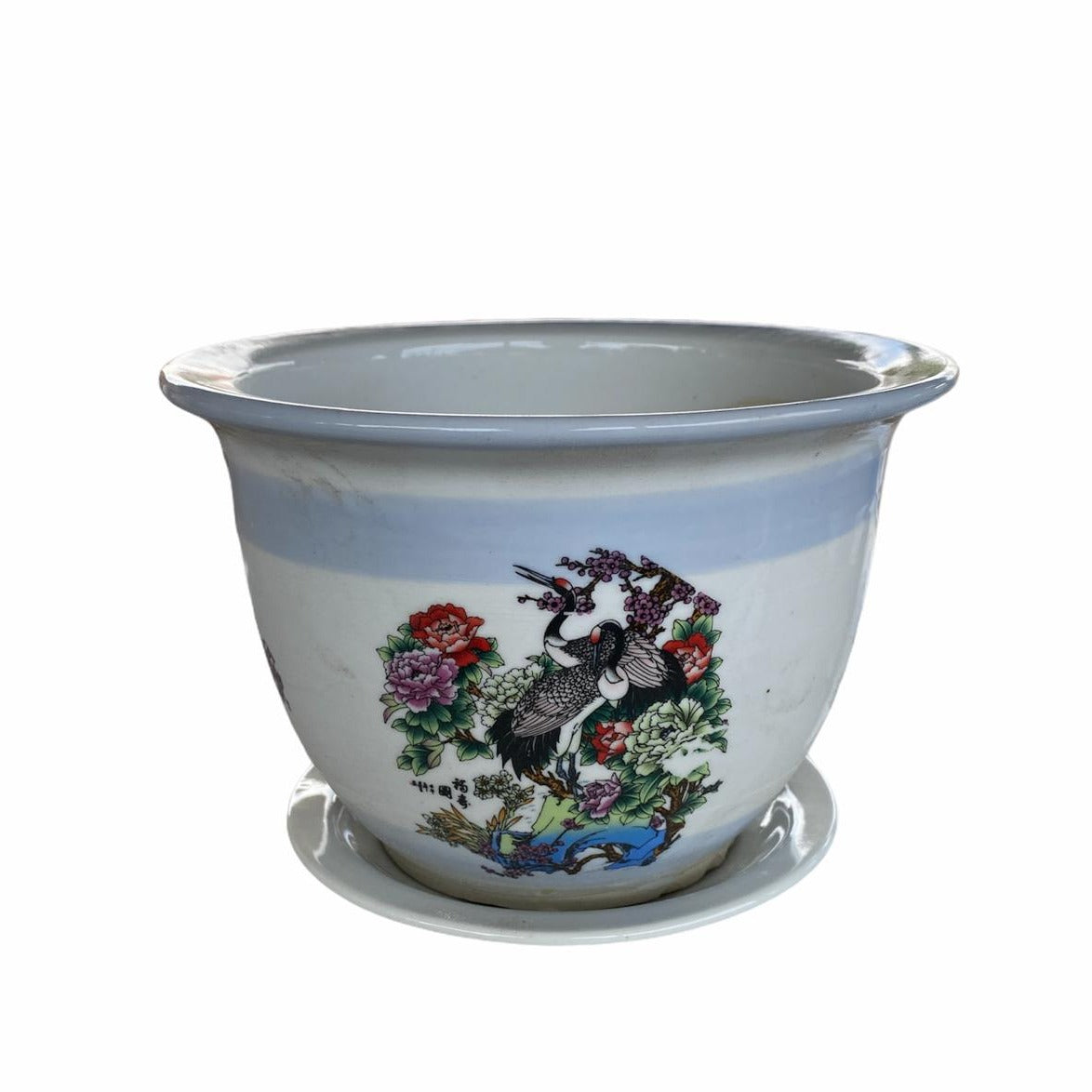 Oriental Designer Blue and White Pot