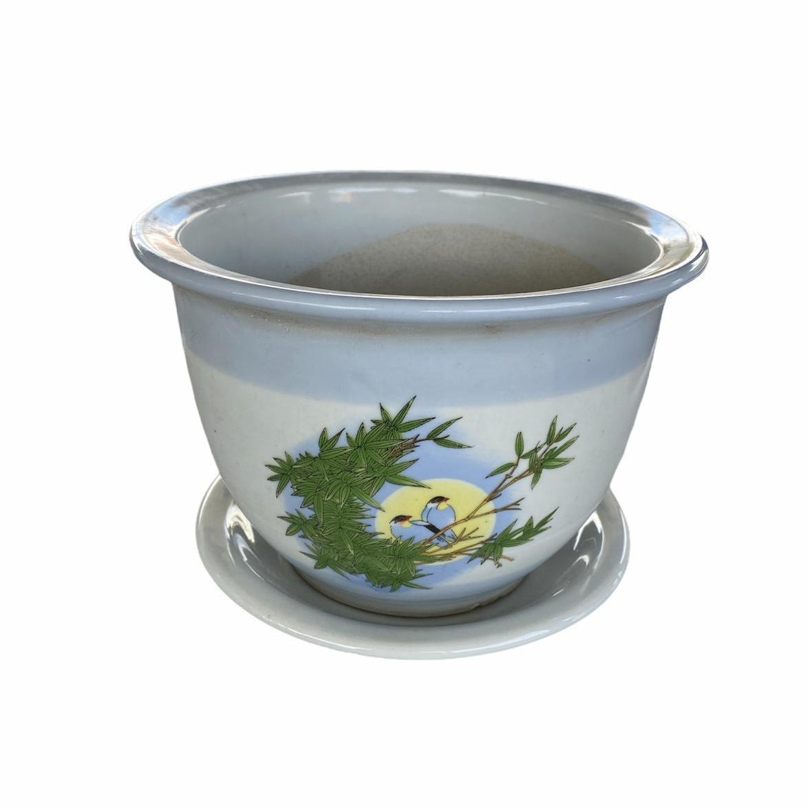 Oriental Designer Blue and White Pot