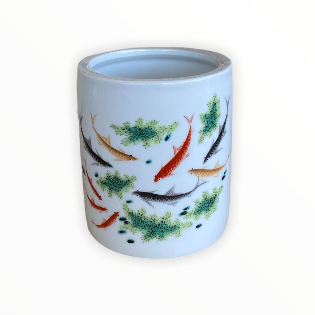 Hand Painted Porcelain Pot