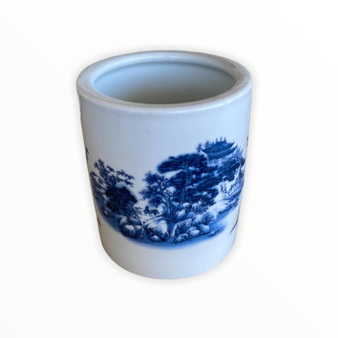 Hand Painted Porcelain Pot