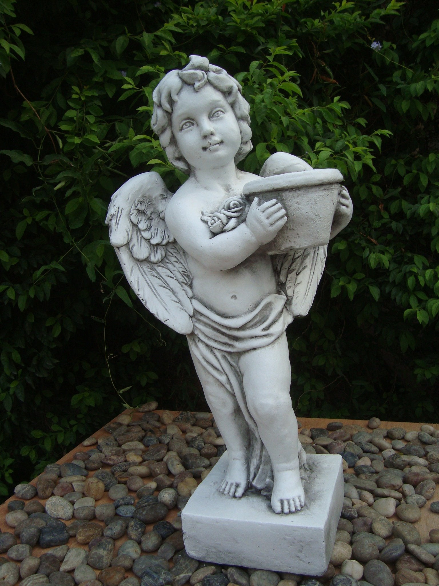 Angel with Pot Statue