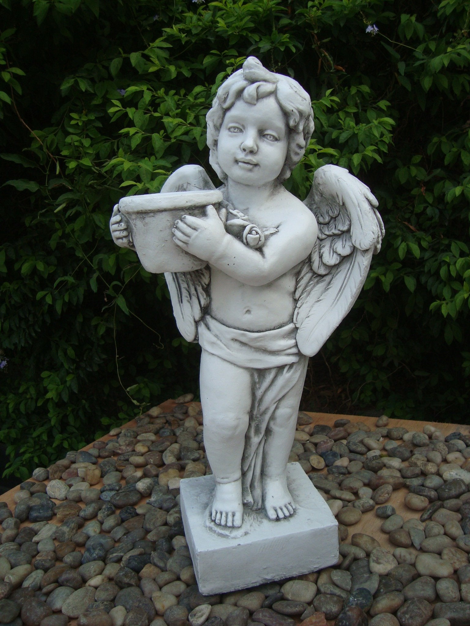 Angel with Pot Statue