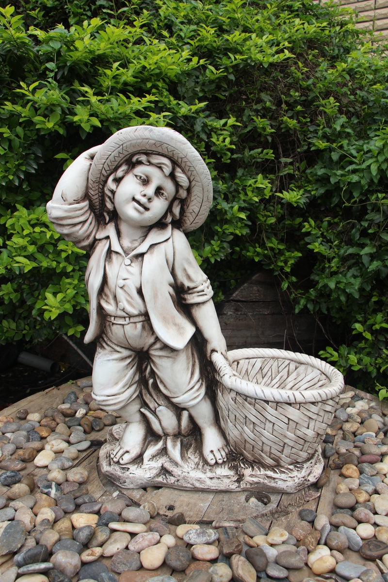 Pedestal Small Sculpture | Statues | Outdoor Decor – Bottle Tree Cafe ...