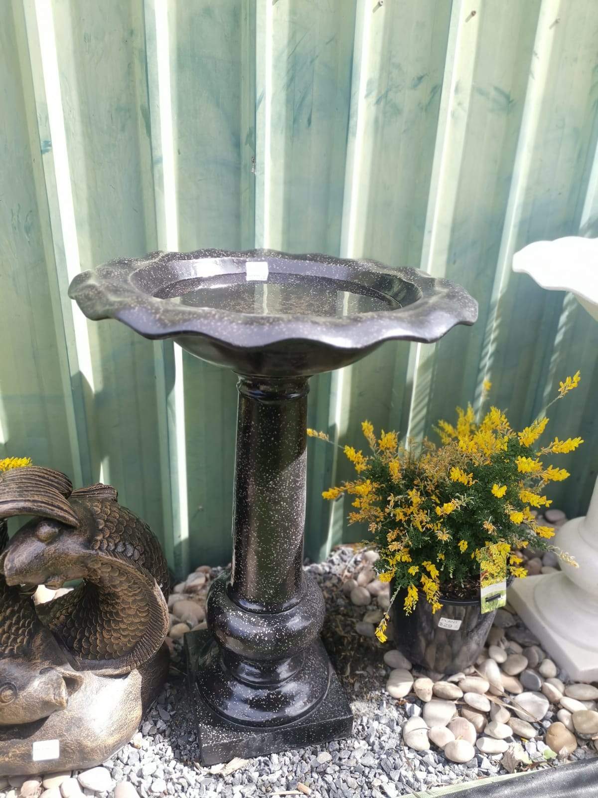 Terrazzo Floral BirdBath