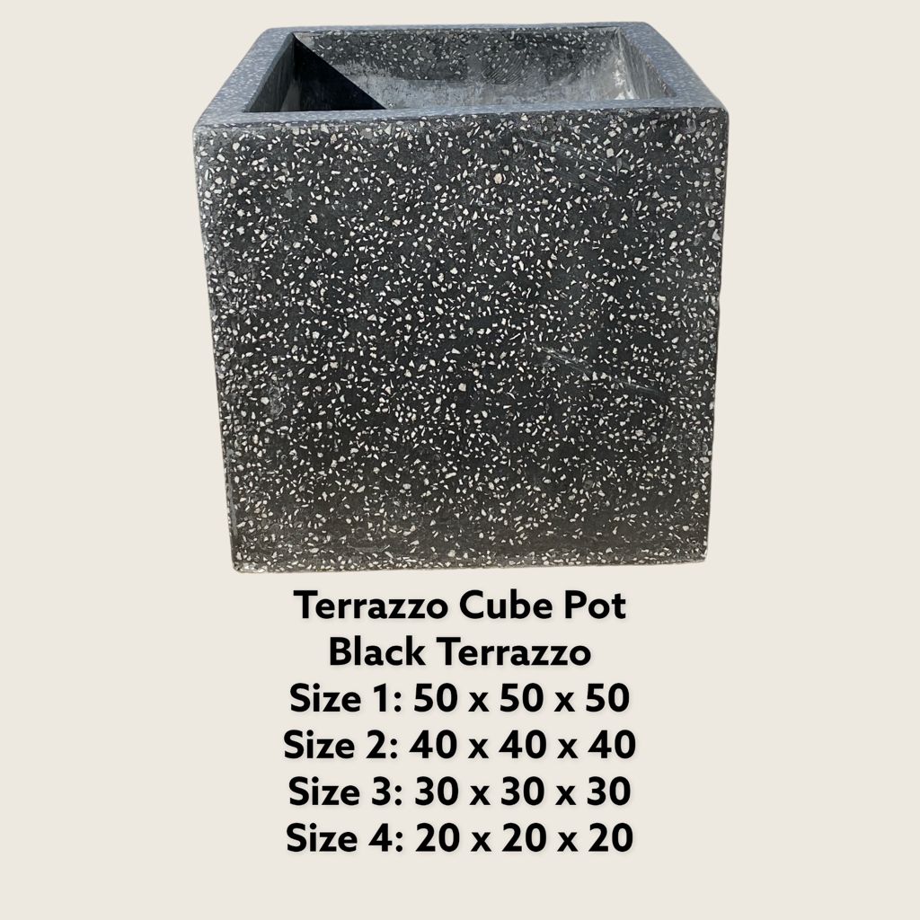 Terrazzo Cube Pot