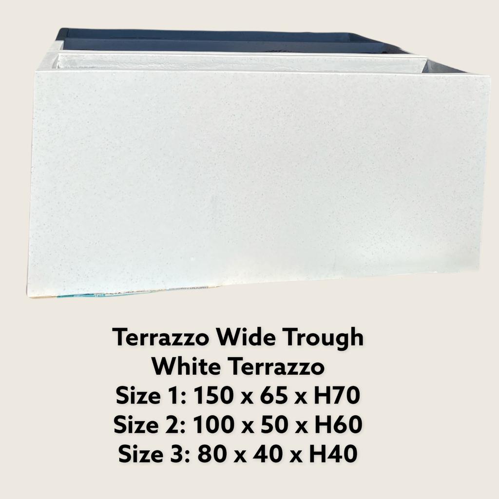 Terrazzo Wide Trough